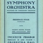 Chicago Symphony Orchestra, February 28 and March 1, 1913