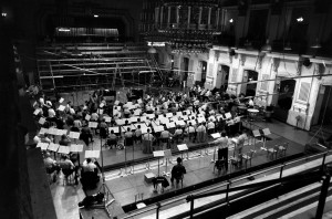 Recording Mahler's Eighth Symphony at the Sofiensaal in Vienna (Robert M. Lightfoot III photo)
