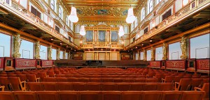 The Goldener Saal inside Vienna’s Musikverein, where the Chicago Symphony is performing on tour.