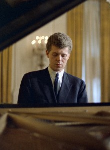 Van Cliburn at the White House in 1968. (LBJ Library Photo)