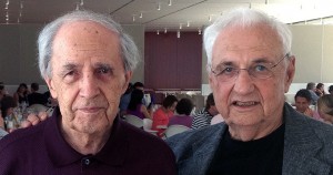 Pierre Boulez (left) and Frank Gehry