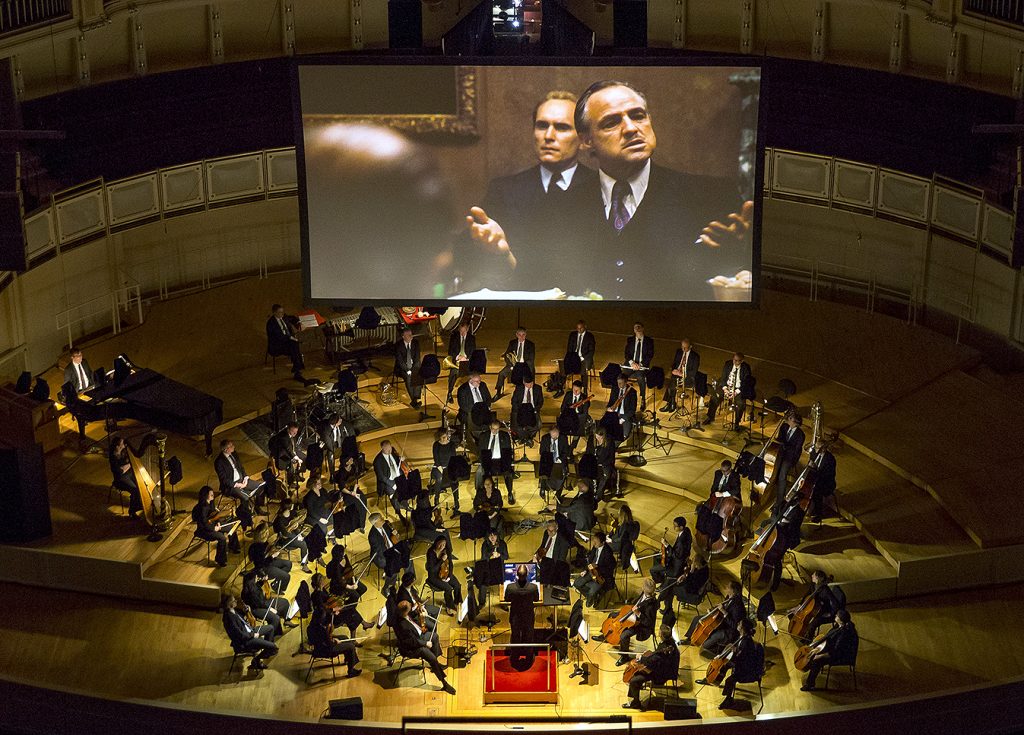 Members of the Chicago Symphony Orchestra perform "The Godfather," which features a landmark score by Nino Rota. | © Todd Rosenberg Photography 2015