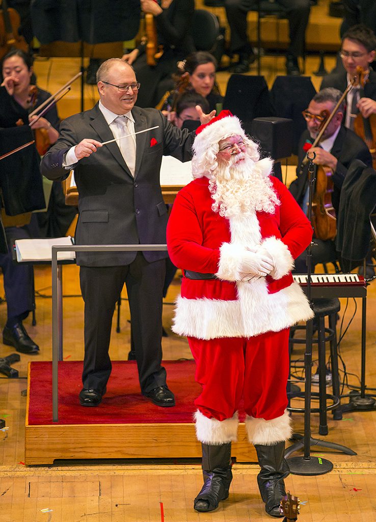 A visitor from the North Pole makes a special appearance at Merry, Merry Chicago! last season. | Todd Rosenberg Photography 2015