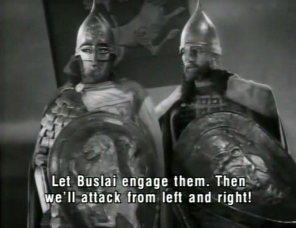 Eisenstein's "Alexander Nevsky" (1938) could provide strategy for armchair hockey coaches.