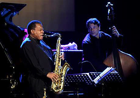 John Patitucci (right) has played bass in the Wayne Shorter Quartet since 2000. The quartet will perform May 27 at Symphony Center.