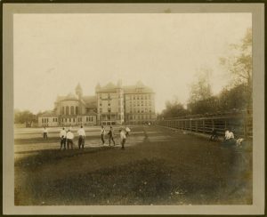 Photograph of St. Vincent’s Church, ca. 1900 DePaul University Buildings Photographs Collection DePaul University Archives
