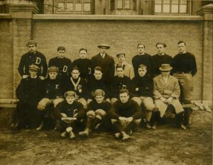 Photograph of the DePaul Varsity Football Squad, 1912 DePaul University Photographs Collection DePaul University Archives